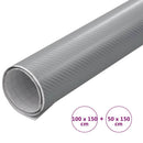 vidaXL 2 darab 4D-s ezüstszínű autófólia 100 x 150 cm + 50 x 150 cm