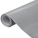 vidaXL 2 darab 4D-s ezüstszínű autófólia 100 x 150 cm