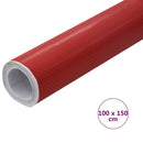 vidaXL 4D-s piros autófólia 100 x 150 cm