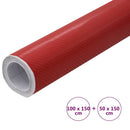 vidaXL 2 darab 4D-s piros autófólia 100 x 150 cm + 50 x 150 cm