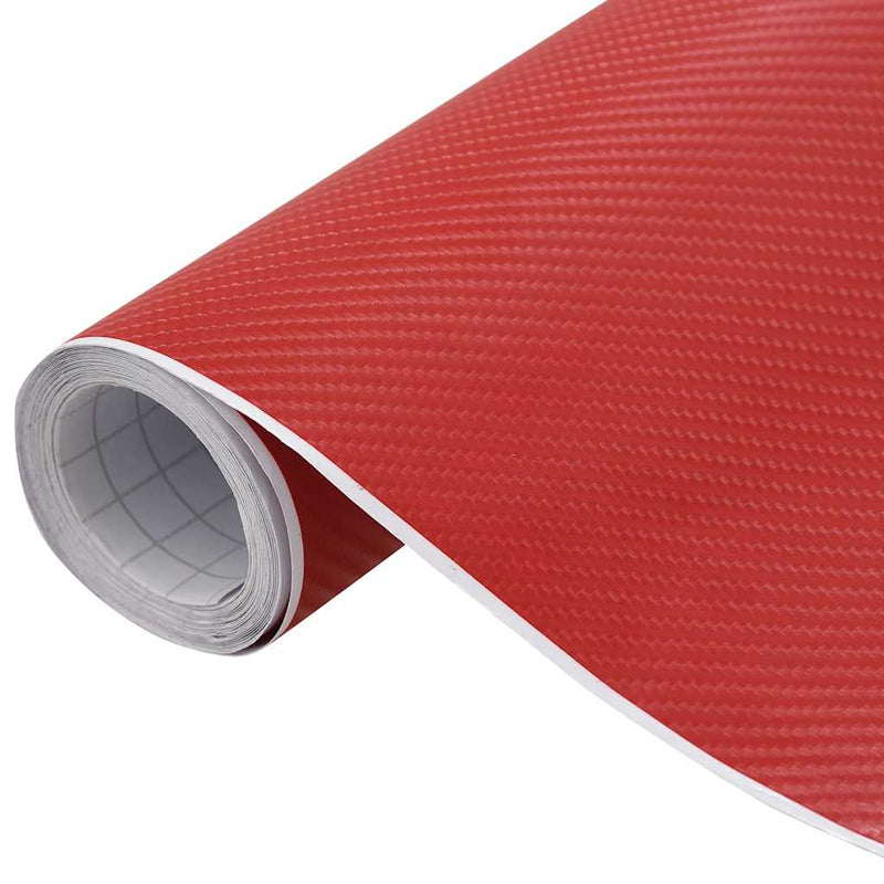 vidaXL 2 darab 4D-s piros autófólia 100 x 150 cm