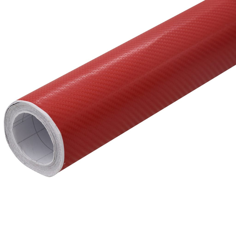 vidaXL 2 darab 4D-s piros autófólia 100 x 150 cm