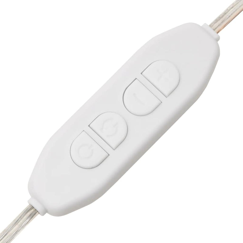 vidaXL kör alakú fali tükör LED-világítással