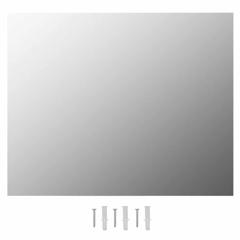 vidaXL keret nélküli téglalap alakú fali tükör LED-világítással