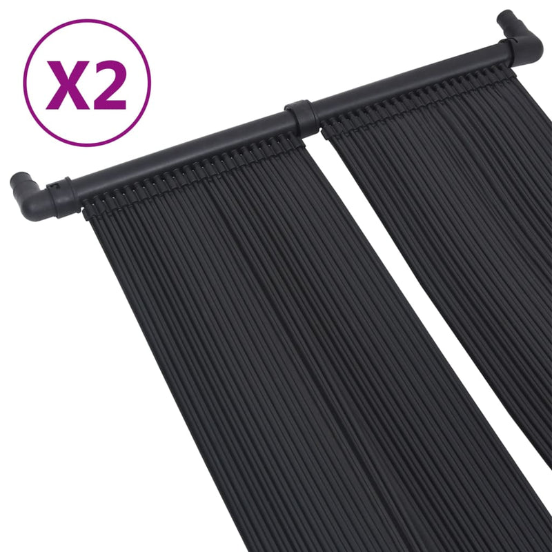 vidaXL 2 db napelemes medencefűtő panel 80 x 310 cm