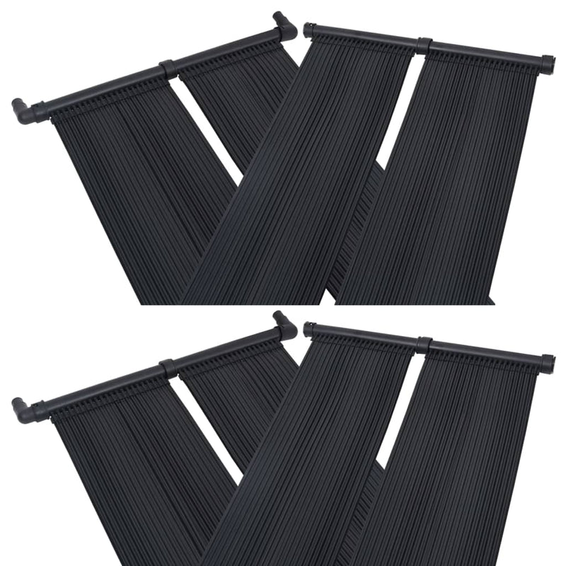 vidaXL 4 db napelemes medencefűtő panel 80 x 310 cm