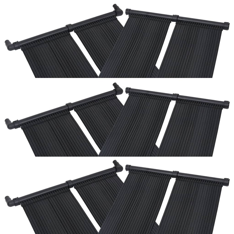 vidaXL 6 db napelemes medencefűtő panel 80 x 310 cm