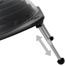 vidaXL 2 db HDPE és alumínium napelemes medencefűtő 75 x 75 x 36 cm