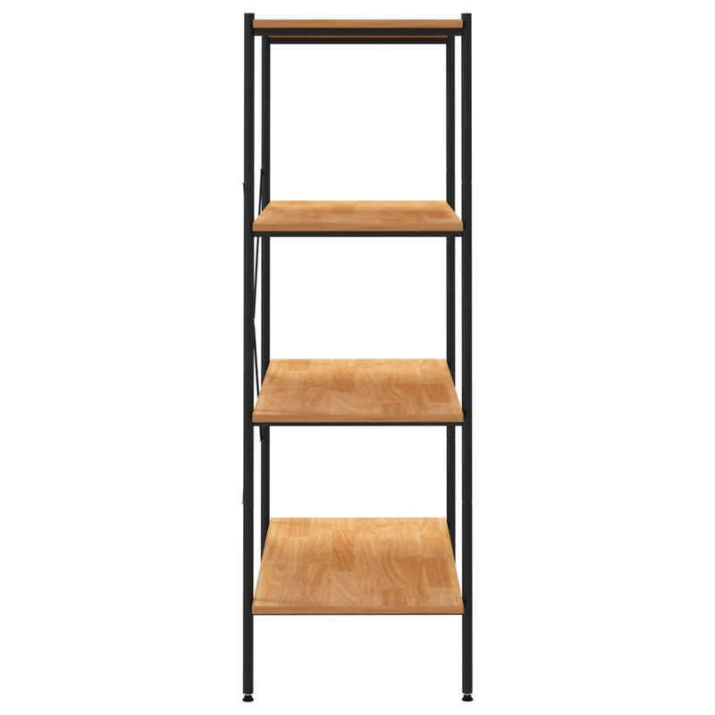 vidaXL fekete és tölgy 4 szintes polcrendszer 80 x 40 x 130 cm