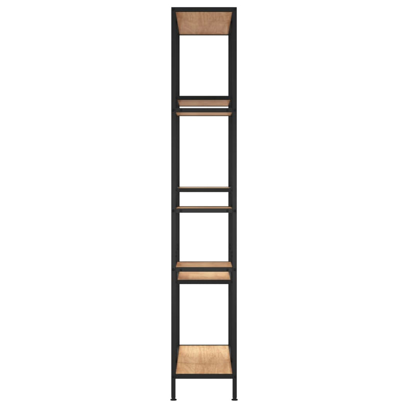vidaXL acél és szerelt fa könyvespolc 80x30x180 cm
