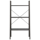 vidaXL 3 szintes fekete állópolc 56 x 35 x 108 cm