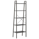 vidaXL 5 szintes fekete állópolc 56 x 35 x 174 cm