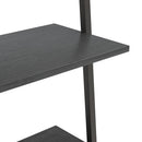 vidaXL 4 szintes fekete létrapolc 64 x 34 x 150,5 cm