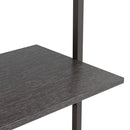 vidaXL 3 szintes fekete létrapolc 64 x 35 x 120,5 cm