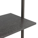 vidaXL 4 szintes fekete létrapolc 64 x 35 x 152,5 cm