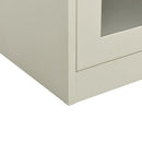 vidaXL világosszürke acél irodai szekrény 90 x 40 x 105 cm