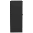 vidaXL antracitszürke acél irodai szekrény 90 x 40 x 105 cm