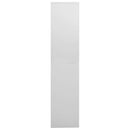 vidaXL világosszürke acél és edzett üveg irodai szekrény 90x40x180 cm