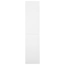 vidaXL fehér acél tolóajtós irodai szekrény 90 x 40 x 180 cm