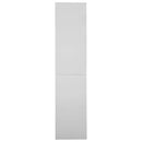 vidaXL világosszürke acél tolóajtós irodai szekrény 90 x 40 x 180 cm