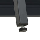 vidaXL antracitszürke acél és üveg tálalószekrény 105 x 35 x 70 cm