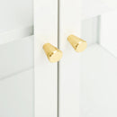 vidaXL fehér acél és üveg tálalószekrény 75 x 35 x 105 cm