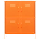 vidaXL narancssárga acél tárolószekrény 80 x 35 x 101,5 cm