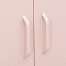 vidaXL rózsaszín acél tárolószekrény 80 x 35 x 101,5 cm