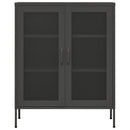 vidaXL antracitszürke acél tárolószekrény 80 x 35 x 101,5 cm