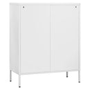 vidaXL fehér acél tárolószekrény 80 x 35 x 101,5 cm