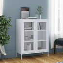 vidaXL fehér acél tárolószekrény 80 x 35 x 101,5 cm