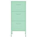 vidaXL mentazöld acél tárolószekrény 42,5 x 35 x 101,5 cm