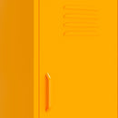 vidaXL mustársárga acél tárolószekrény 42,5 x 35 x 101,5 cm