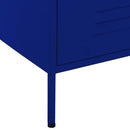 vidaXL tengerészkék acél fiókos szekrény 80 x 35 x 101,5 cm