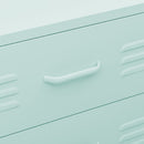 vidaXL mentazöld acél fiókos szekrény 80 x 35 x 101,5 cm