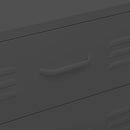 vidaXL antracitszürke acél fiókos szekrény 80 x 35 x 101,5 cm