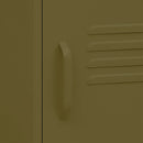 vidaXL olivazöld acél éjjeliszekrény 35 x 35 x 51