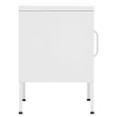 vidaXL fehér acél éjjeliszekrény 35 x 35 x 51 cm