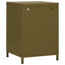vidaXL olivazöld acél éjjeliszekrény 35 x 35 x 51 cm