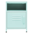 vidaXL mentazöld acél éjjeliszekrény 35 x 35 x 51 cm