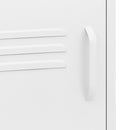 vidaXL fehér acél éjjeliszekrény 35 x 35 x 51 cm