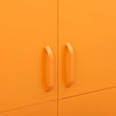 vidaXL mustársárga acél ruhásszekrény 90 x 50 x 180 cm