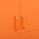 vidaXL narancssárga acél Ruhásszekrény 90 x 50 x 180 cm