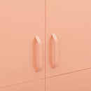 vidaXL rózsaszín acél ruhásszekrény 90 x 50 x 180 cm