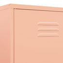 vidaXL rózsaszín acél ruhásszekrény 90 x 50 x 180 cm