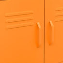 vidaXL narancssárga acél tárolószekrény 60 x 35 x 56 cm