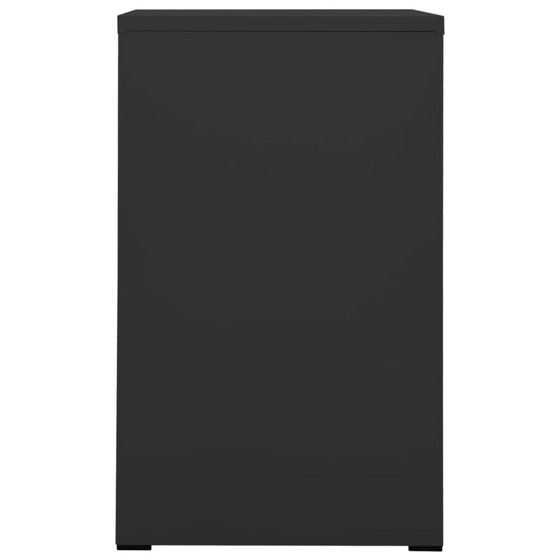 vidaXL antracitszürke acél irattartó szekrény 46 x 62 x 102,5 cm