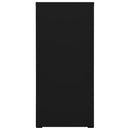 vidaXL fekete acél irattartó szekrény 46 x 62 x 133 cm