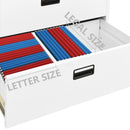 vidaXL fehér acél irattartó szekrény 90 x 46 x 134 cm