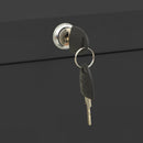 vidaXL antracitszürke acél irattartó szekrény 90 x 46 x 134 cm